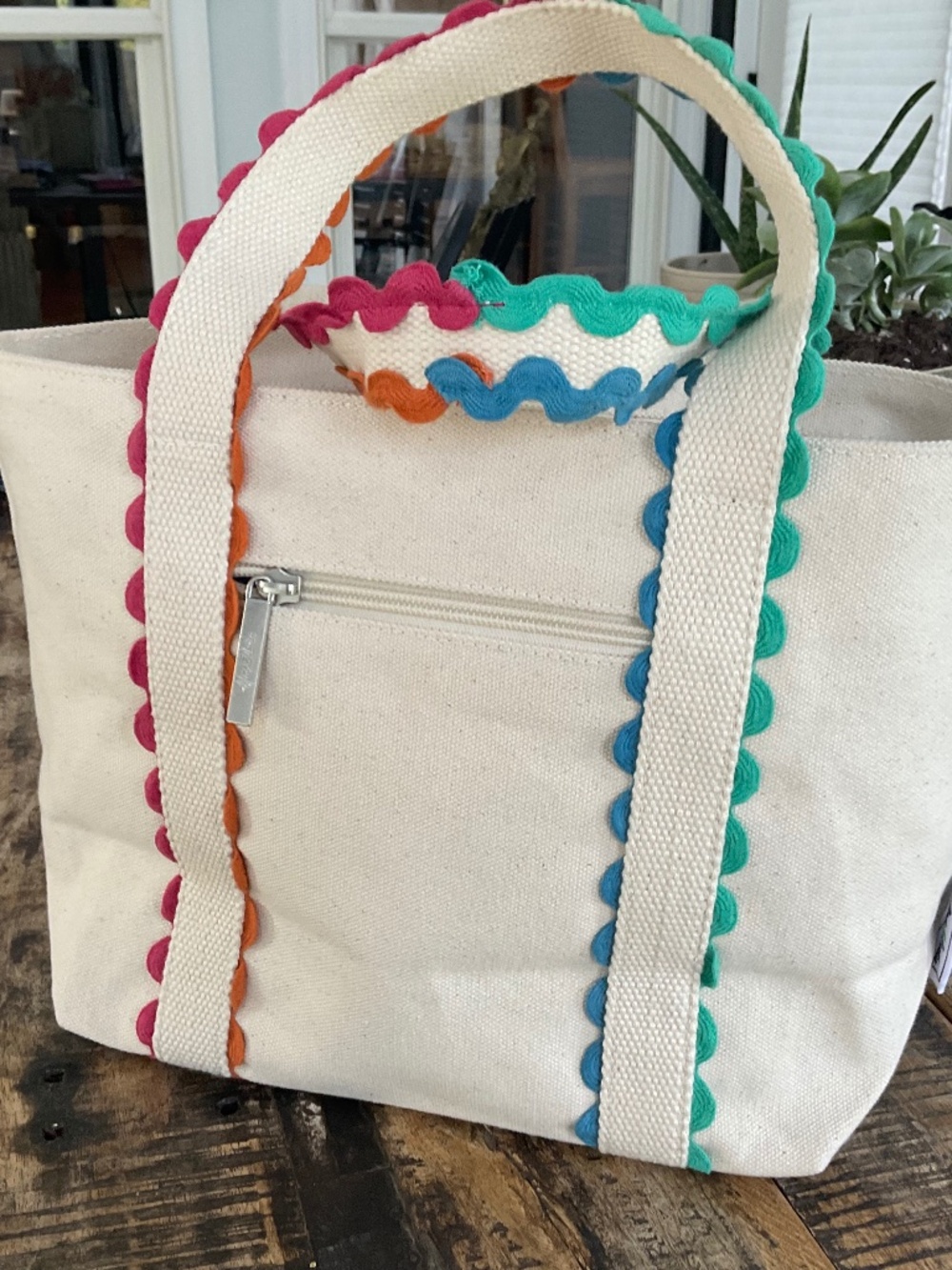 Cream color Ame and Lulu bag